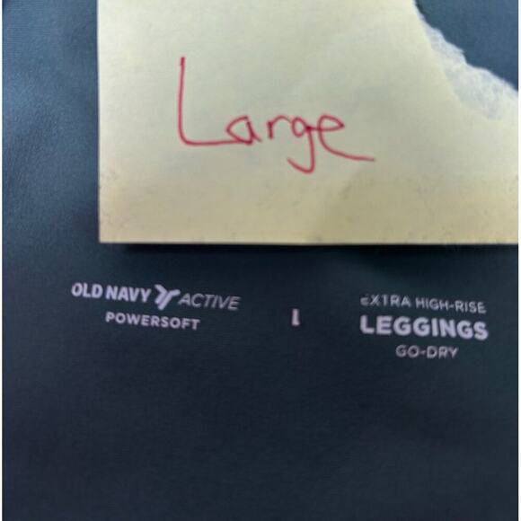 Old Navy Active Powersoft Go-Dry Extra High-Rise Leggings L Green - Picture 4 of 6